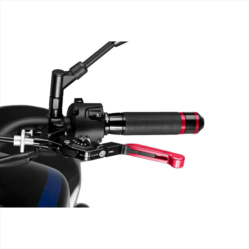 バイクパーツ ハンドルプーチ EXTENDABLEクラッチLEVER 3.0 全長調整/可倒タイプ 24RNN 4571414965088EXTENSION/RED SELECTOR/BLACK|バイク用品はとやグループ2号店