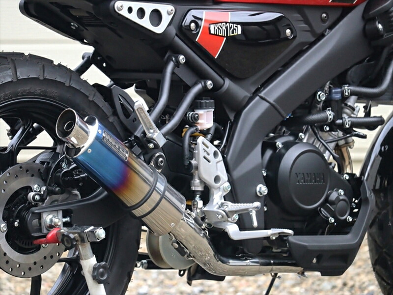 マフラー ダブルアールズ フルEX ショートオーバル 焼き色チタン XSR125 23- 8BJ-RE46J LS2150JM 4582734412817 取寄品｜バイク用品はとやグループ2号店