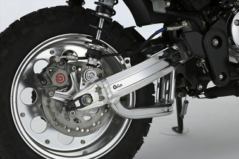 ジークラフト G-クラフト スイングアーム トリプルスクエアミドル スタビ付 ノーマル長モンキー125(JB02 03) 60798 4522285607980 取寄品｜バイク用品はとやグループ2号店