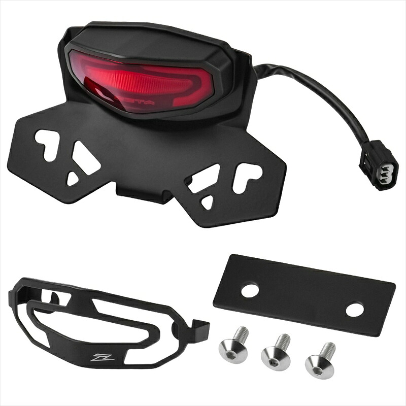 バイクパーツ 電装系 ZETA(ジータ) LEDラインテールホルダーキット RED F5958 4547836517082
