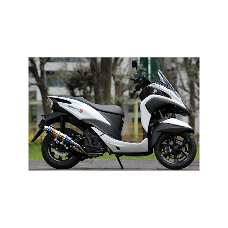 バイクパーツ マフラースペシャルパーツタダオ パワーボックス FULL TIブルー TR1-PB-12 4571117958677トリシティ125 2BJ-SEC1J|バイク用品はとやグループ2号店