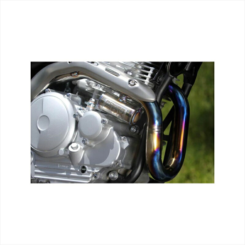 バイクパーツ マフラー スペシャルパーツタダオ パワーボックス パイプ TI-BLUE SE2-PB-11 4571117958738 SEROW250(JBK-DG17J)/TRICKER(JBK-DG16J)