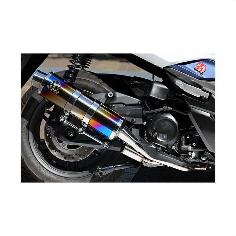 バイクパーツ マフラー スペシャルパーツタダオ POWER BOX FULL S Tiブルー FO2-PB-22 4571117959599 FORZA 21 2BK-MF15