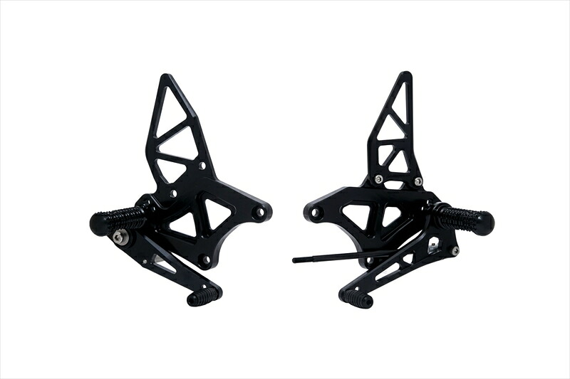 バイクパーツ ステップ MORIWAKI ENGINEERING(モリワキエンジニアリング) バックステップキット ブラック 05060-2B250-01 4527350155250