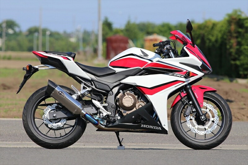 マフラー アールズギア アールズギア リアルスペック シングル タイプS TI CBR400R 16-18 19- RH41-01ST 4582329788556 取寄品