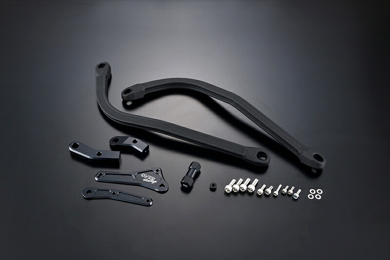 バイクパーツ 外装 オーヴァーレーシング ダウンチューブ BLK 56-013-01B 4539770127601 モンキー125 21-23