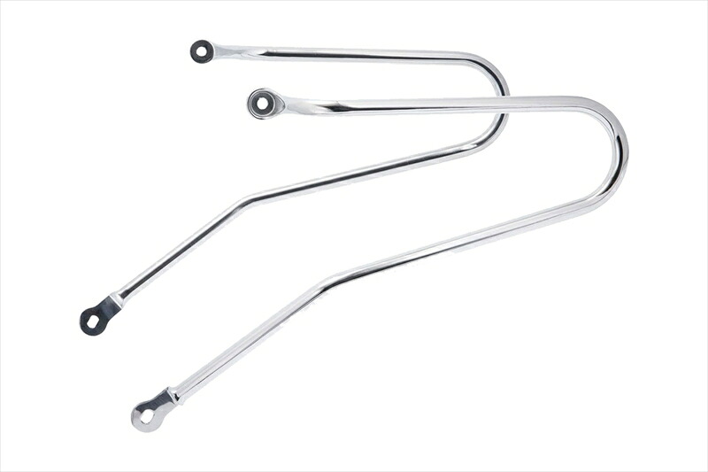 バイクパーツ MOTONE CUSTOMS(モートーン) サドルバッグサポート 左右 ポリッシュ MCB001 4550255825805