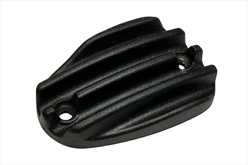 バイクパーツ MOTONE CUSTOMS(モートーン) マスターシリンダーキャップ リブ ブラック アルミダイキャスト MMU075 4550255826161