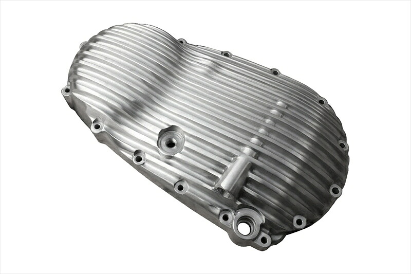 バイクパーツMOTONE CUSTOMS(モートーン) クラッチカバー リブ アルミ ブラッシュMMU0654550255827083｜バイク用品はとやグループ2号店