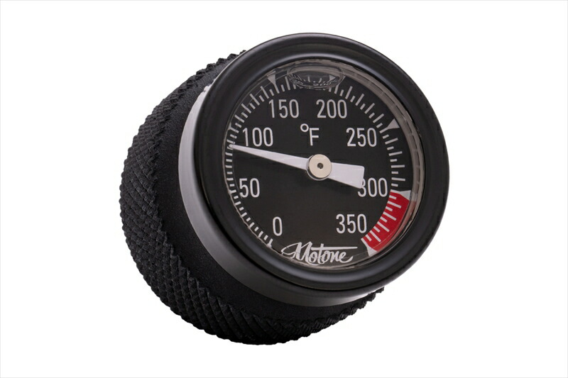 バイクパーツ MOTONE CUSTOMS(モートーン) 油温計 オイルフィラーキャップ °F AC-MMU621-F 4550255998080