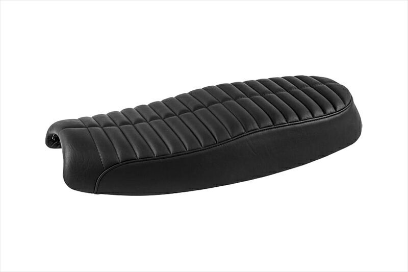 バイクパーツMOTONE CUSTOMS(モートーン) シート コンフォート スネークテール ブラックMSM0054550255838355｜バイク用品はとやグループ2号店 32,001円