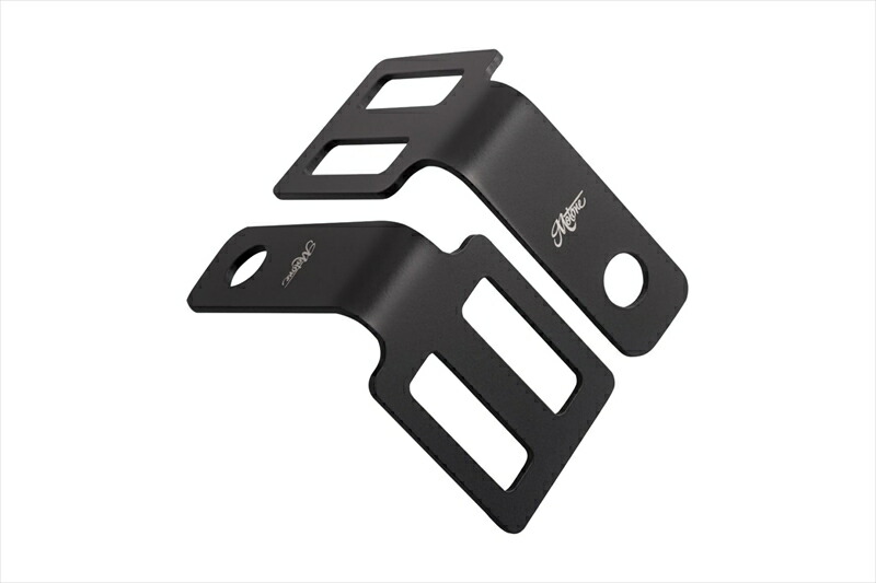 バイクパーツ MOTONE CUSTOMS(モートーン) リアウインカーステー シート下マウント M10用 ブラック PTS001B 4550255852313