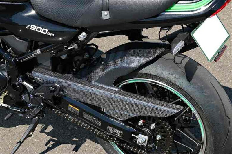 バイクパーツ 外装ストライカー SADリアフェンダー FRP黒ゲル Z900RS/CAFE 18-23SAD-RF158B2 4580363935745｜バイク用品はとやグループ2号店