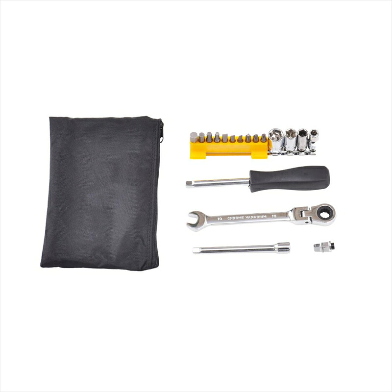 【5日前後で発送】バイクパーツ メンテナンス プロト コンパクト車載工具セット　24pcs PGR0068 4550255995430 車載ツール/携帯用