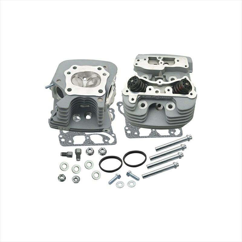 バイクパーツエスアンドエスサイクル S＆S 89cc スーパーストックシリンダーヘッド SILVER106-3255 4550255279608｜バイク用品はとやグループ2号店