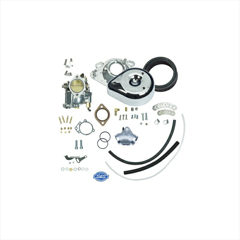バイクパーツエスアンドエスサイクル S＆S スーパーEコンプリートキャブレターキット SPORTSTER 86-9011-0408 4548916712557｜バイク用品はとやグループ2号店