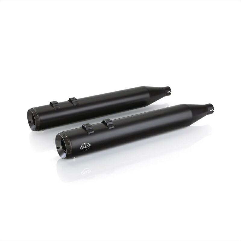 バイクパーツ エスアンドエスサイクル S＆S グランドナショナル スリップオン ブラック 4インチ TOURING 95-16 550-0690 4550255295158