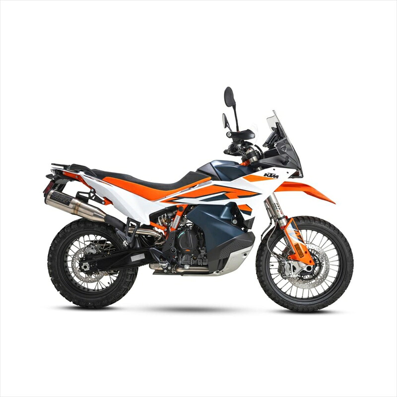 バイクパーツ バンスアンドハインズ VanceHines Adventure Hi-Output 450 アドベンチャー ハイアウトプット スリップオン ステンレス マフラー KTM 790/890/Husqvarna Norden 901 1811-4538 4550255989415