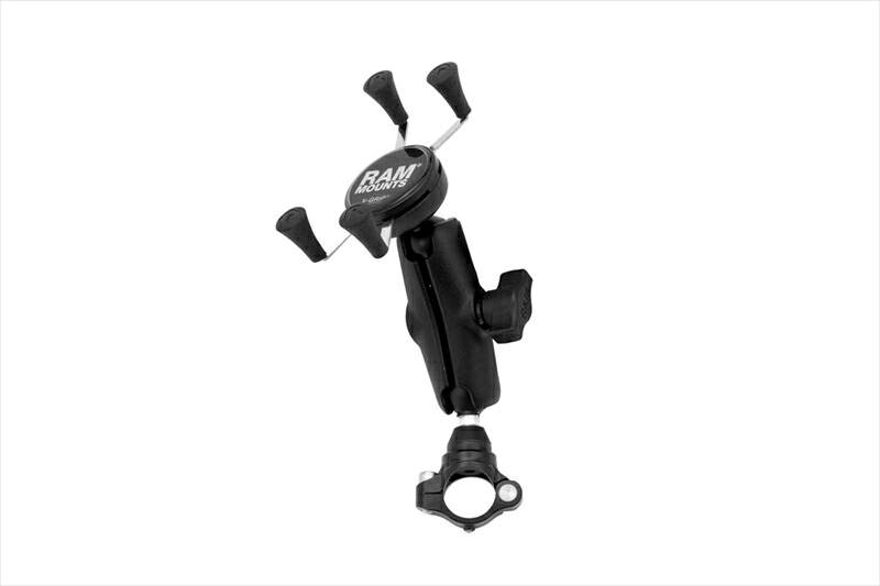 【5日前後で発送】バイクパーツ RAM MOUNTS(ラムマウント) Xグリップ S ＆PLOT防振クランプセット 標準アーム 1インチボール RAM-PL8 4550646102720