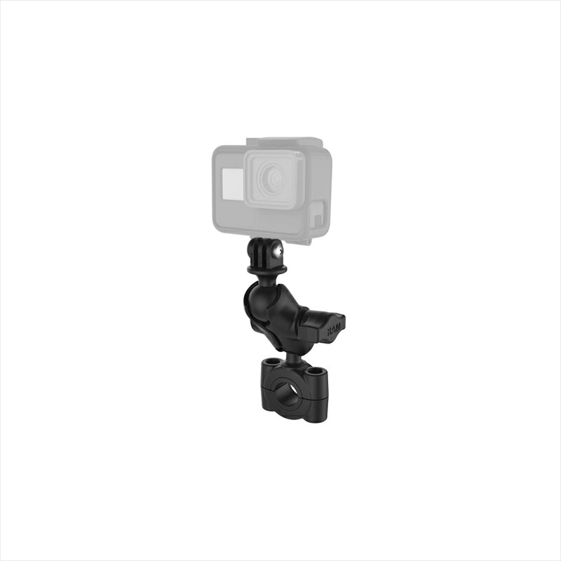 バイクパーツ 電子機器類 ラムマウント GoProマウント＆バーマウントベース M セット ショートアーム φ19.05-25.4mm対応 1インチボール RAM-B408-75-1AGOP1U 4550255883966 RAM-B-408-75-1-A-GOP1U