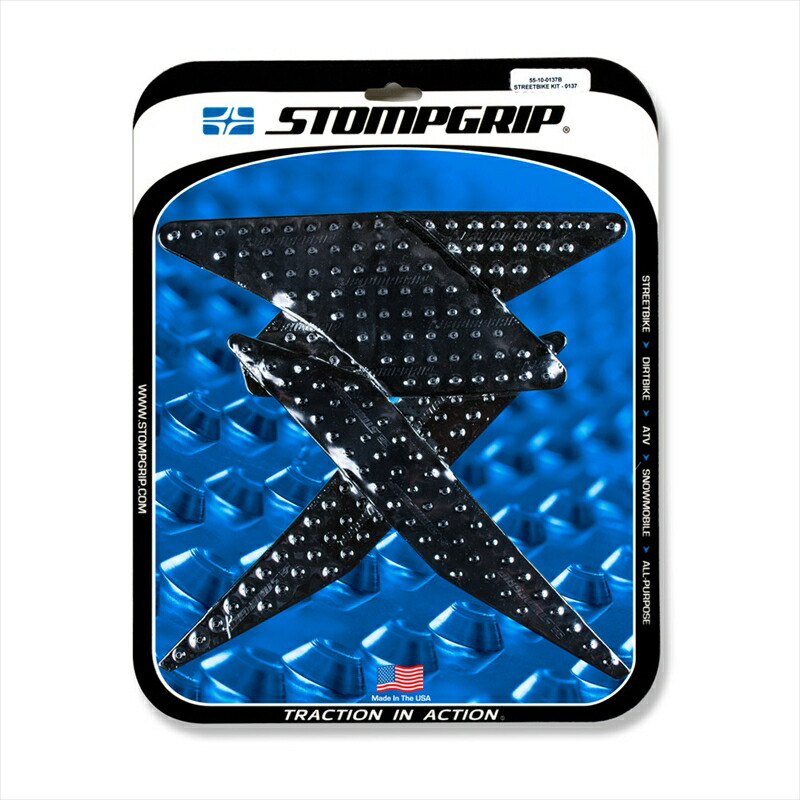 バイクパーツ STOMPGRIP(ストンプグリップ) トラクションパッドタンクキット ブラック 55-10-0137B 4548916991846