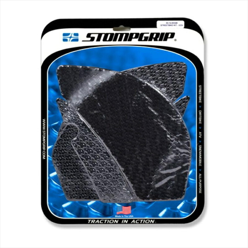 バイクパーツ STOMPGRIP(ストンプグリップ) トラクションパッドタンクキット ブラック 55-14-0034B 4550255442255