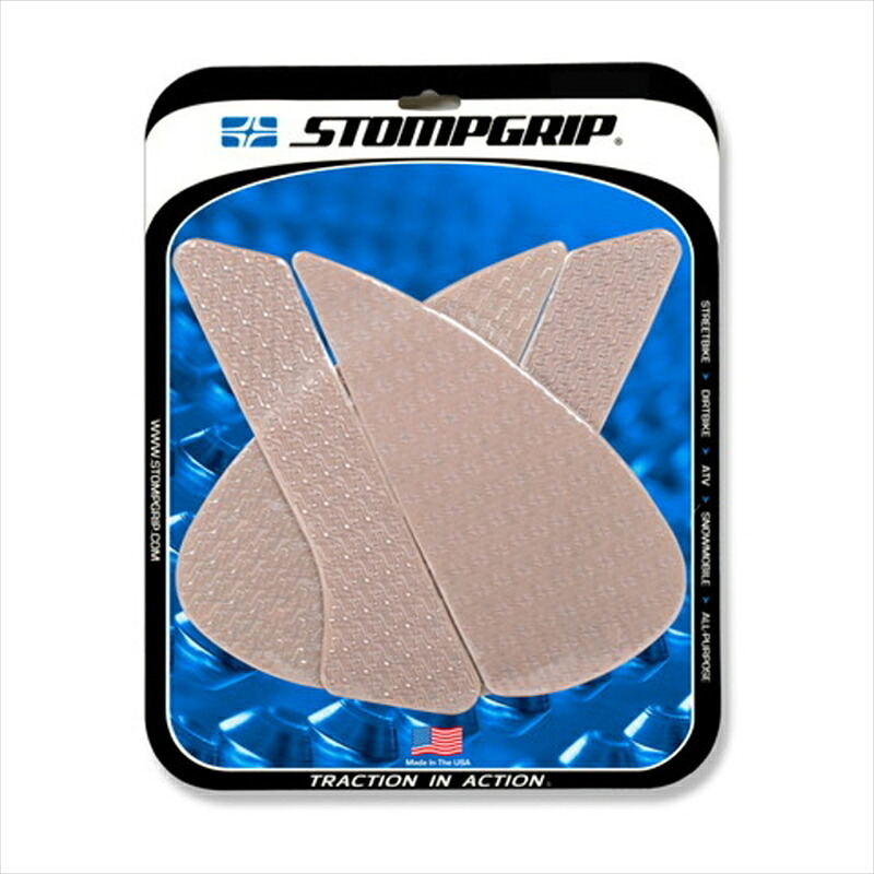 バイクパーツ STOMPGRIP(ストンプグリップ) トラクションパッドタンクキット クリア 55-14-0177C 4550255481926 9,223円