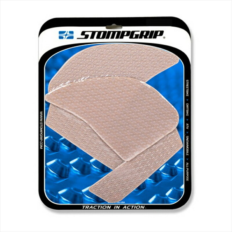 バイクパーツ STOMPGRIP(ストンプグリップ) トラクションパッドタンクキット クリア 55-14-0178C 4550255483326