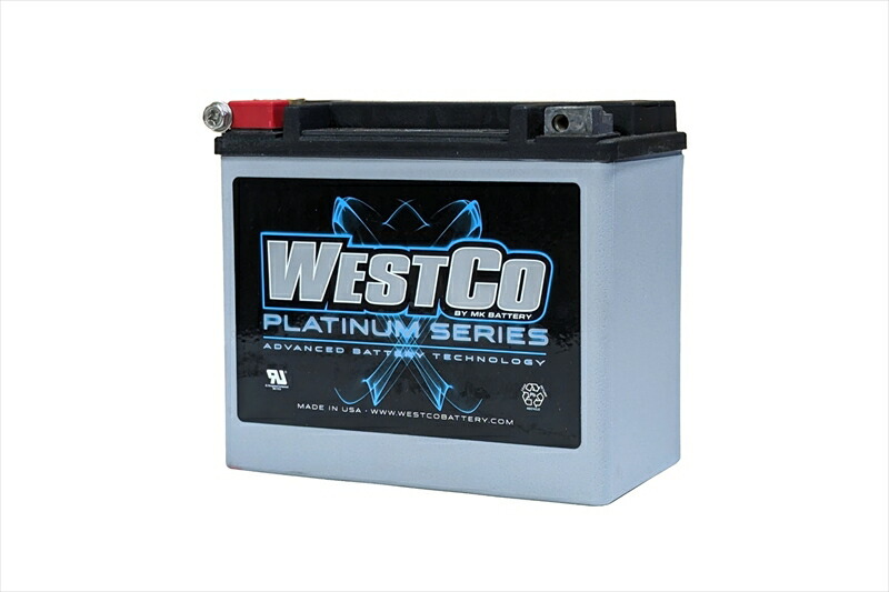 【5日前後で発送】バイクパーツWESTCO(ウエストコ) バッテリー Platinum 12V/19Ah 325CCAWCP204550255775377|バイク用品はとやグループ2号店