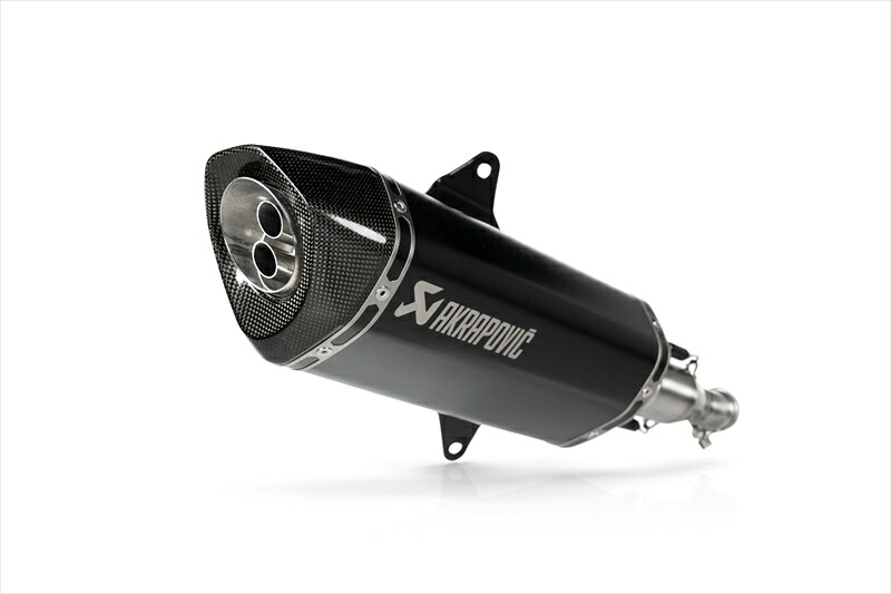バイクパーツ AKRAPOVIC(アクラポビッチ) スリップオンライン チタン ブラック EC/ECE S-IT3SO1-HRTBL 4550646127532