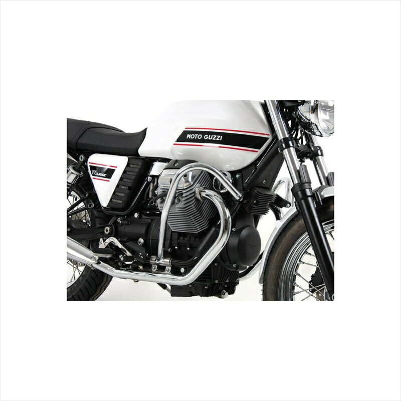 バイクパーツ HEPCO&BECKER(ヘプコアンドベッカー) エンジンガード クローム 501540 00 02 4548664507535 V7 Classic/Cafe Classic/Special 08-14