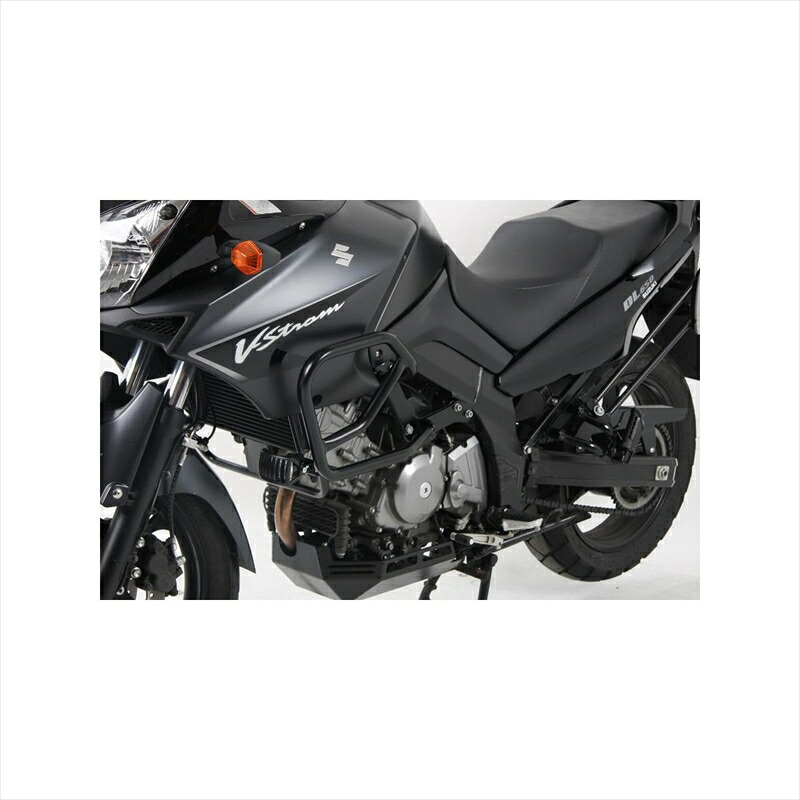 バイクパーツHEPCO&BECKER(ヘプコアンドベッカー) エンジンガード ブラック 502308 00 014548664523238DL650 V-Strom 04-11｜バイク用品はとやグループ2号店