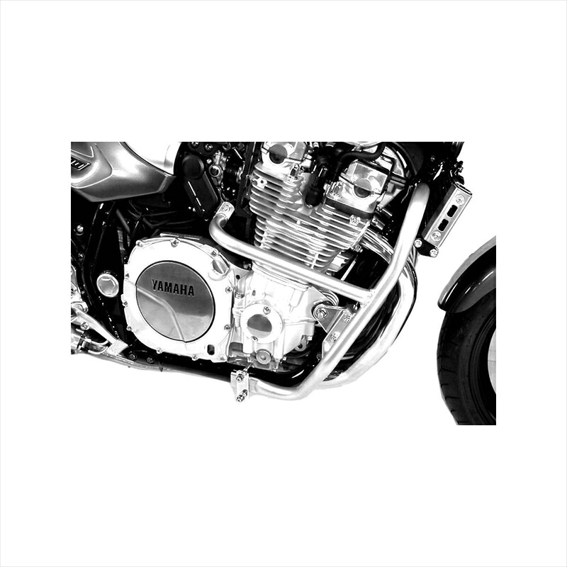 バイクパーツHEPCO&BECKER(ヘプコアンドベッカー) エンジンガード クローム 501409 00 024548664523993XJR1200/1300/C 94-16|バイク用品はとやグループ2号店