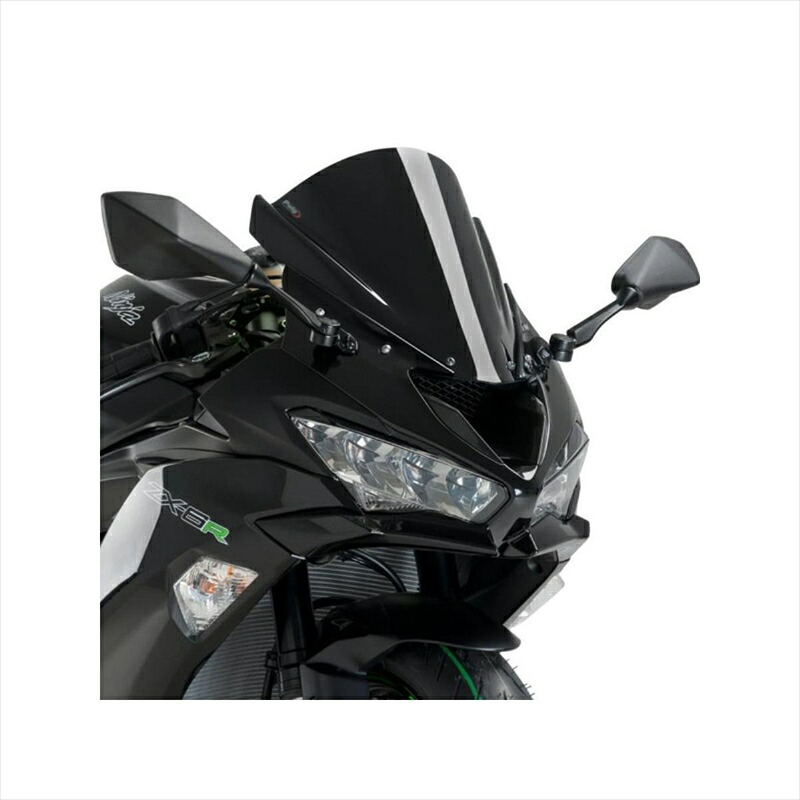 バイクパーツ 外装プーチ レーシングスクリーン ブラック 3177N 4550255189679ZX-6R 636 13-20｜バイク用品はとやグループ2号店