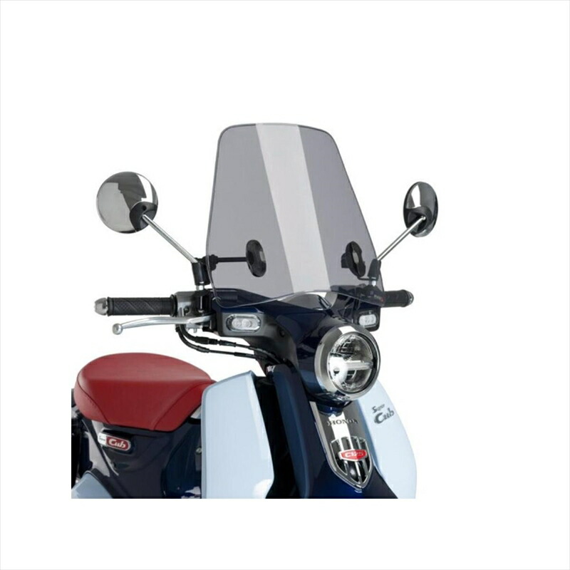 バイクパーツ 外装 プーチ ウインドシールド Urban スモーク 3491H 4550255249700 SUPER CUB C125 18-19