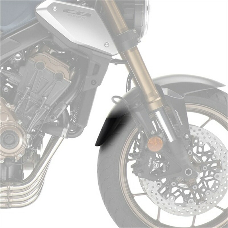 バイクパーツ 外装プーチ エクステンドフェンダー フロント ブラック3680N 4550255330255CB650R 19-｜バイク用品はとやグループ2号店