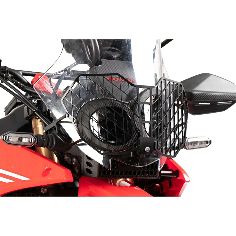 バイクパーツ HEPCO&BECKER(ヘプコアンドベッカー) ヘッドライトグリル ブラック 7009535 00 01 4550255834036 CRF300Rally/250Rally 21-25