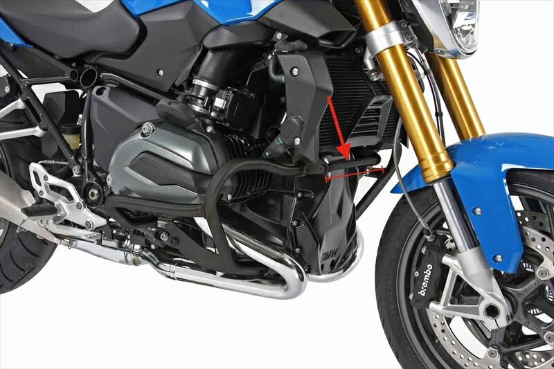 バイクパーツHEPCO&BECKER(ヘプコアンドベッカー) エンジンガード用補強ブラケット ステンレス4222668 00 224550255957766|バイク用品はとやグループ2号店