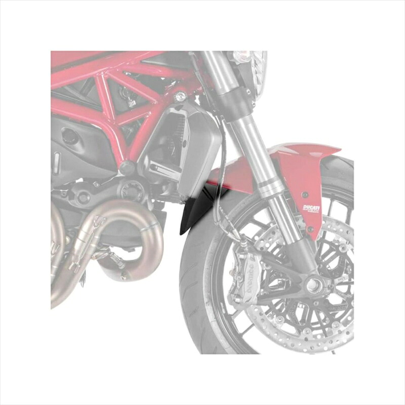 バイクパーツ 外装 プーチ エクステンドフェンダー フロント ブラック 3897N 4571414950107 MONSTER 1200/S 14-20 6,072円