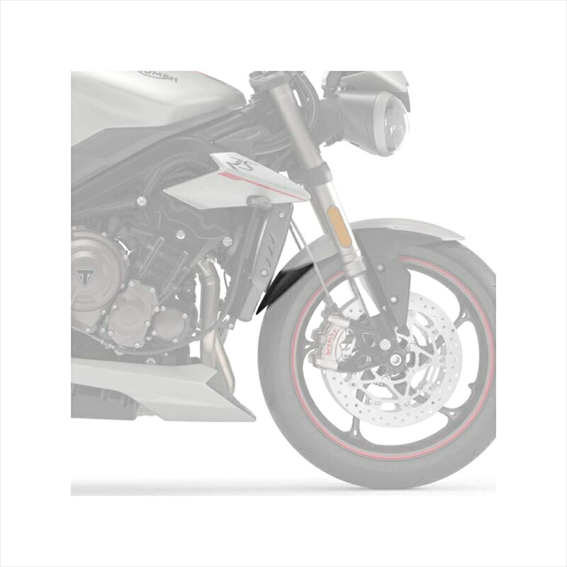 バイクパーツ 外装 プーチ エクステンドフェンダー フロント ブラック 3898N 4571414950114 STREET TRIPLE/R 17-19/16-20