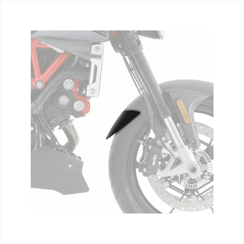 バイクパーツ 外装 プーチ エクステンドフェンダー フロント ブラック 20472N 4571414954242 CAPONORD1200 13-17/RSV4RF/RR 15-20/SHIVER900 17-20