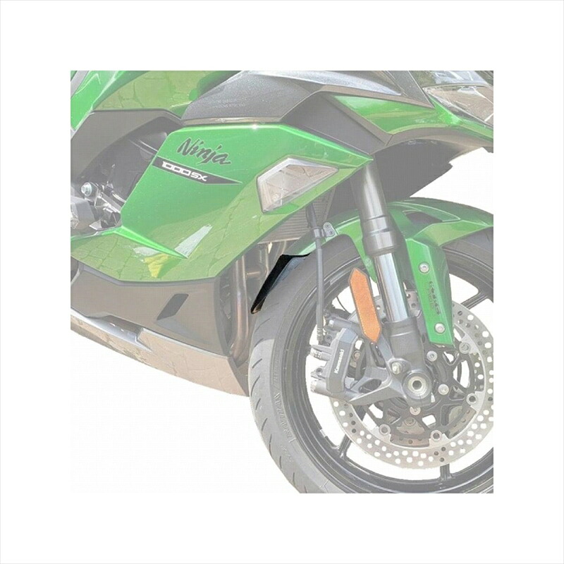バイクパーツ 外装 プーチ エクステンドフェンダー フロント ブラック 20473N 4571414954259 NINJA 1000 SX 20-