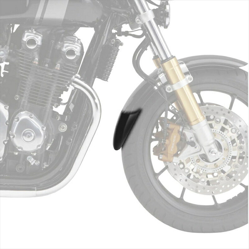バイクパーツ 外装 プーチ エクステンドフェンダー フロント ブラック 9822N 4571415000610 CB1100RS 18-21