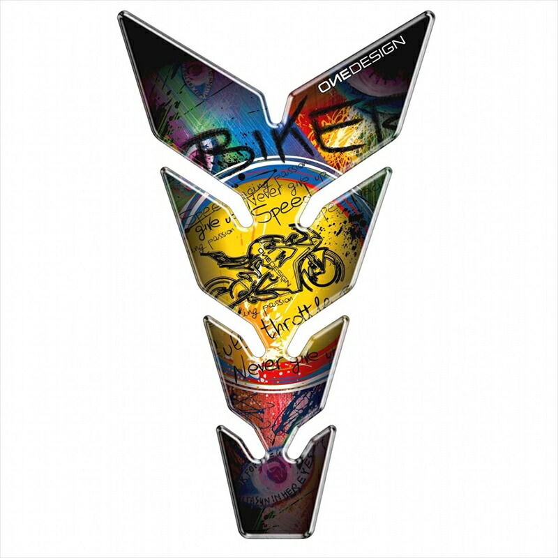 バイクパーツ 外装 プーチ タンクパッド BIKE ブラック 20592N 4571415001587 汎用