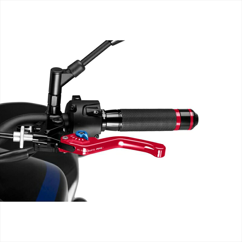 バイクパーツ ハンドルプーチ SHORT CLUTCH LEVER 3.0 230RA 4571415021240(ショートタイプ) RED/BLU｜バイク用品はとやグループ2号店
