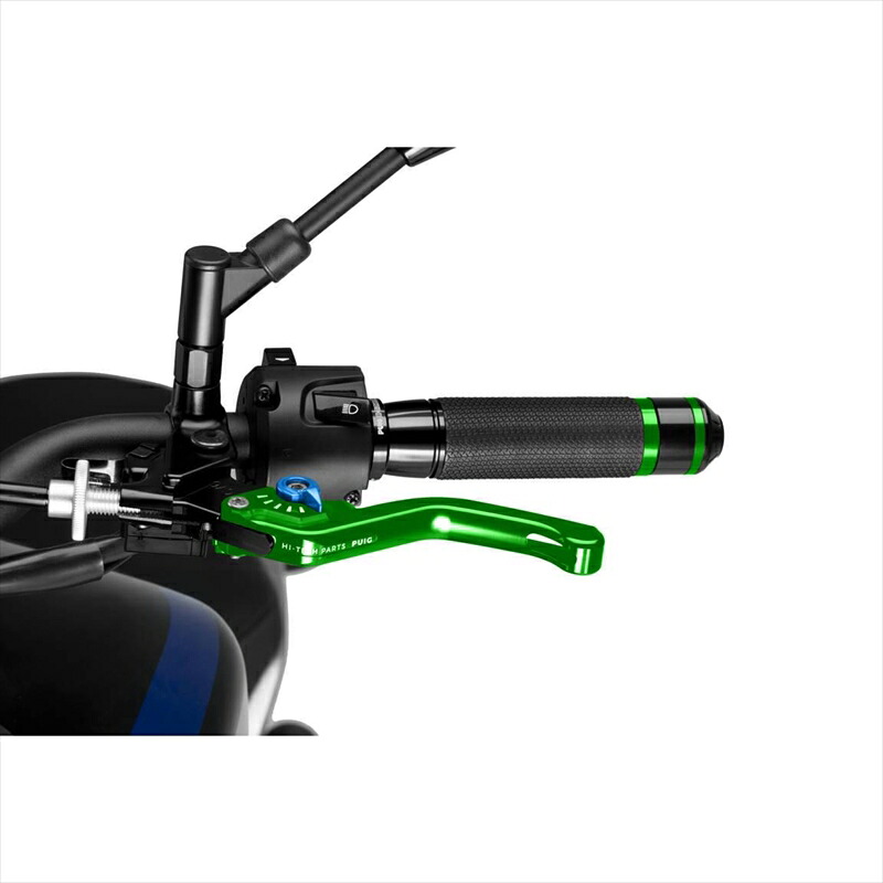 バイクパーツ ハンドルプーチ SHORT CLUTCH LEVER 3.0 230VA 4571415021387(ショートタイプ) GRN/BLU｜バイク用品はとやグループ2号店