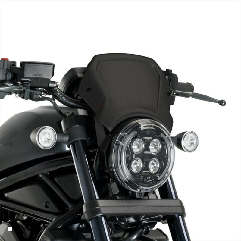 バイクパーツ 外装 プーチ フロントパネル アルミ ブラック 20822N 4571415024890 CMX 1100 REBEL 21-22