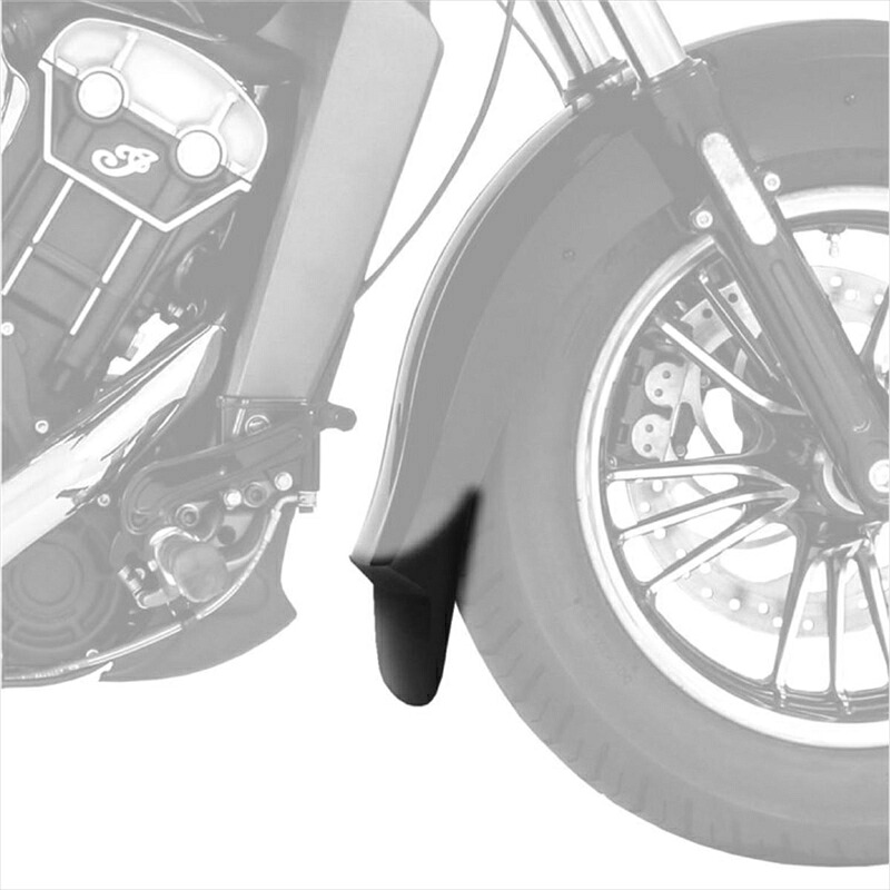 バイクパーツ 外装 プーチ エクステンドフェンダー フロント ブラック 9825N 4571415033236 INDIAN SCOUT 15-21