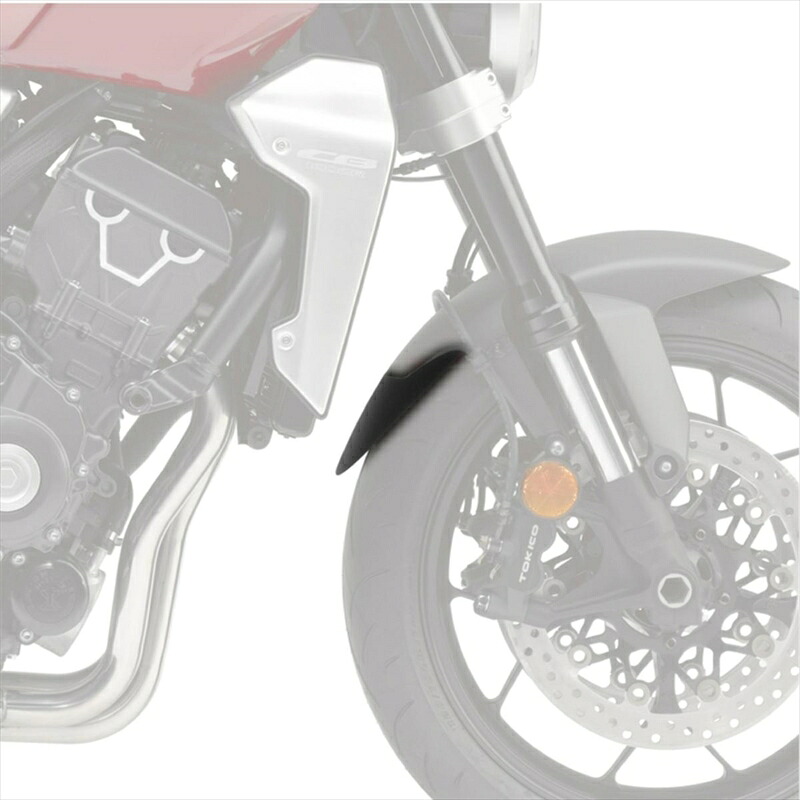 バイクパーツ 外装 プーチ エクステンドフェンダー フロント ブラック 0049N 4571415033434 CB1000R NEO SPORTS CAFE 18-22
