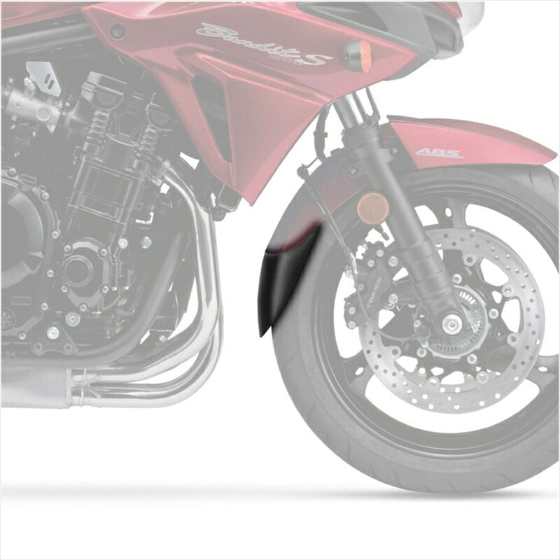バイクパーツ 外装 プーチ エクステンドフェンダー フロント ブラック 5789N 4571415033571 GSF650 BANDIT 09-16/GSF650S BANDIT 09-16